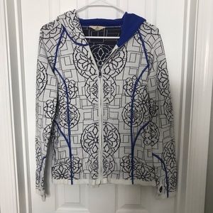 Ascend Printed Zip Up Sweatshirt Hoodie